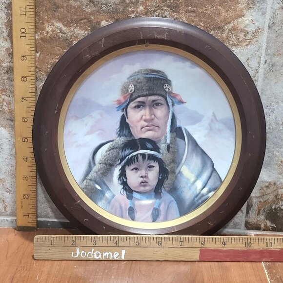 Vague Shadows The Chippewa Nation Decorative Collector Plate by Perillo Fifth Is - Picture 5 of 12